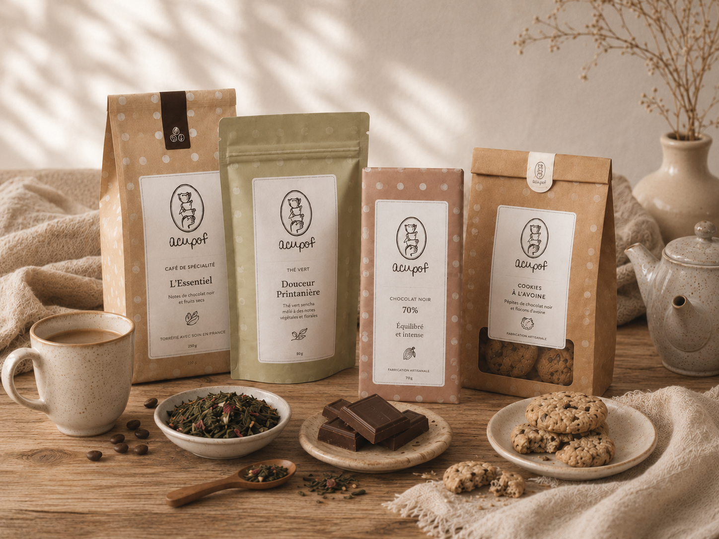 Packaging acupof
